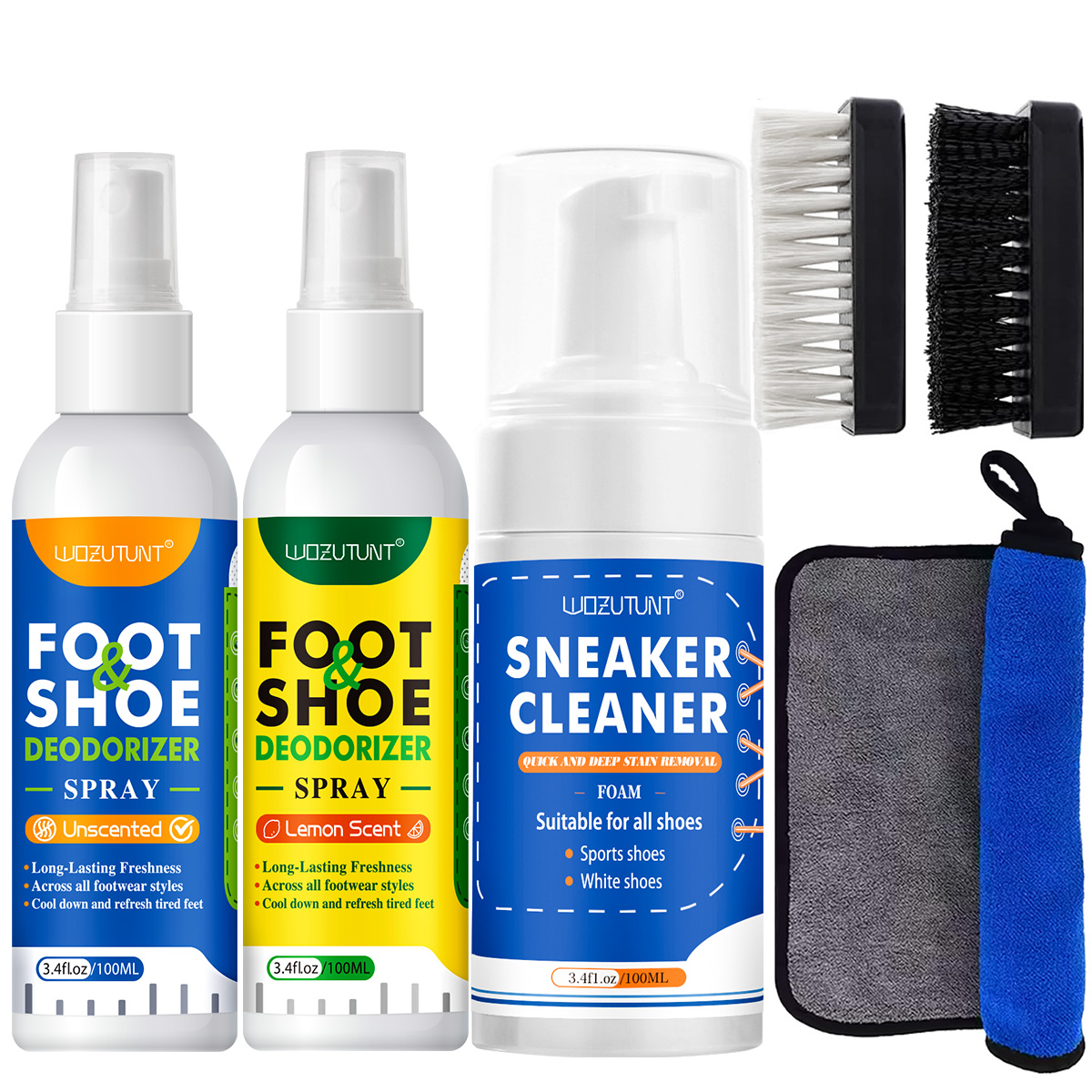 WOZUTUNT Multifunctional Shoe  - Shoe Cleaning Brush 评论和价格