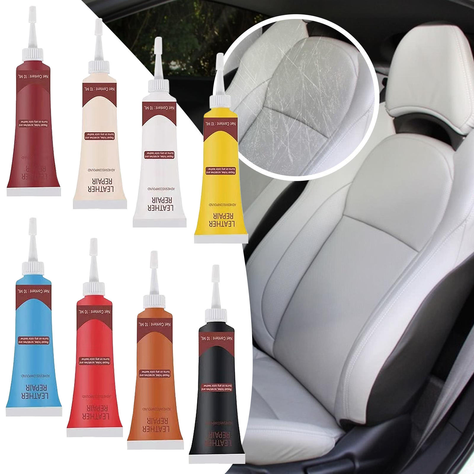 Leather Repair Paste Car Seat  - Leather Shoe Polish 评论和价格