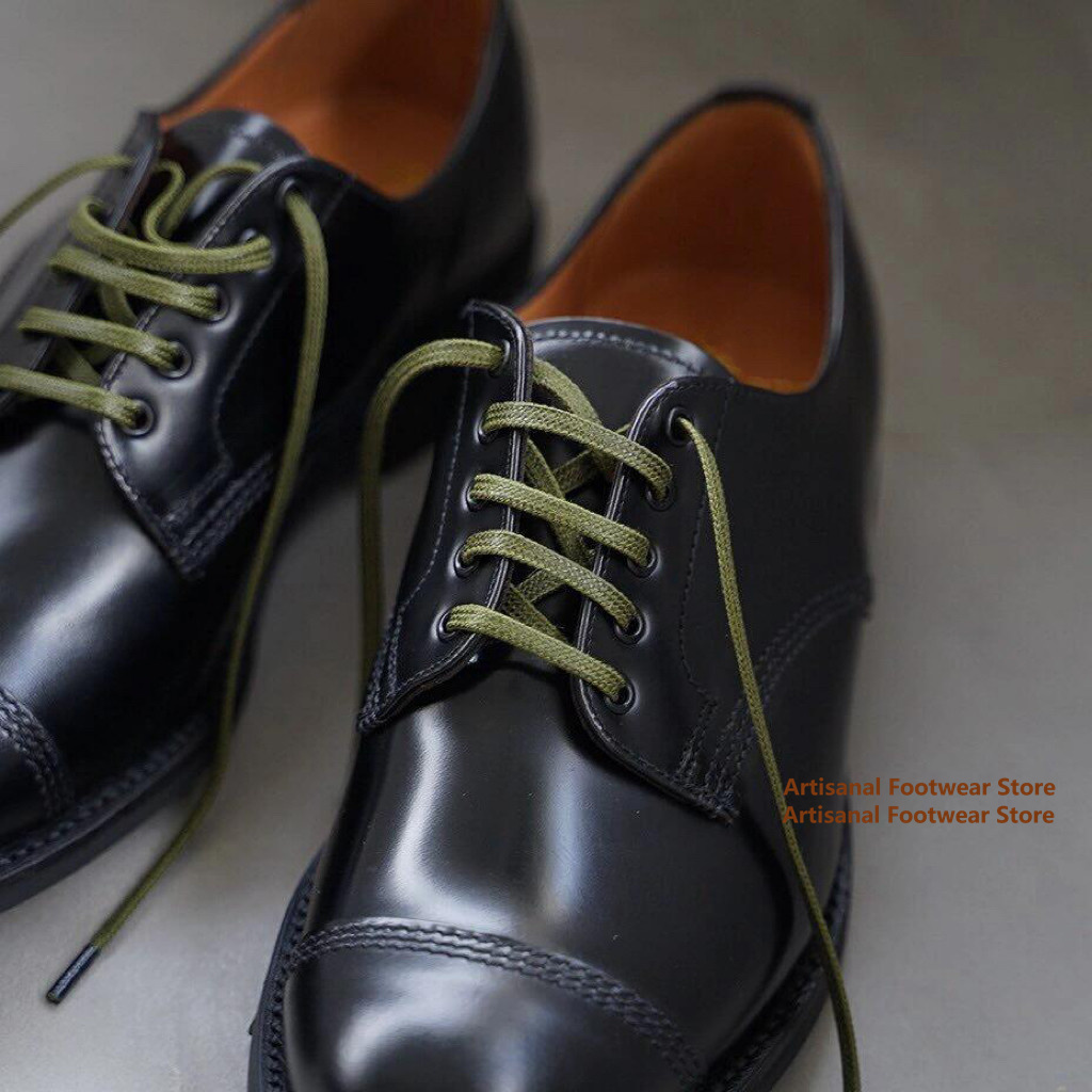 Men Black Polished Leather Oxf - Leather Shoe Polish 评论和价格