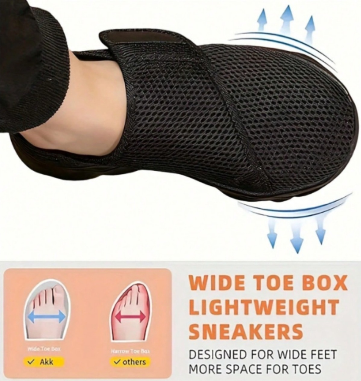 New Men Breathable Mesh Walkin - Sneaker Box 评论和价格