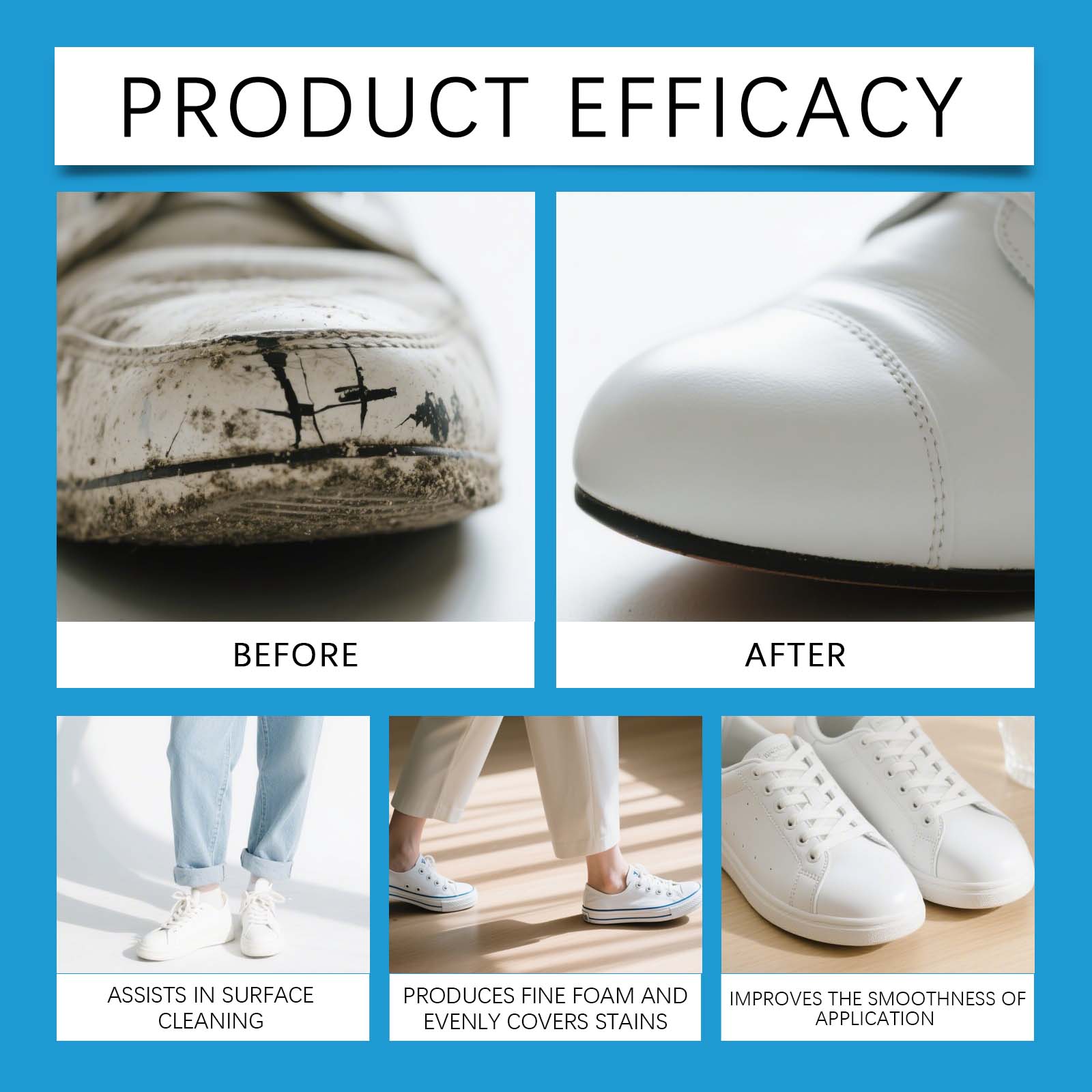 White Shoe Cleaner Cream Sneak - Sneaker Cleaner 评论和价格
